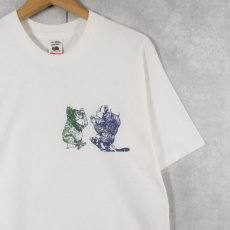 画像2: 90's かいじゅうたちのいるところ USA製 絵本プリントTシャツ L (2)