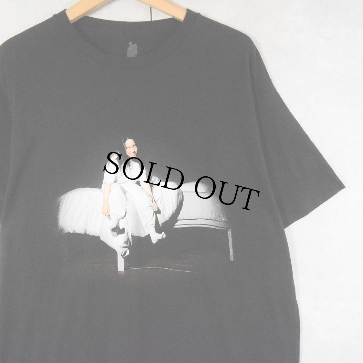 画像1: Billie Eilish "When We All Fall Asleep, Where Do We Go?" ミュージシャンTシャツ BLACK L (1)