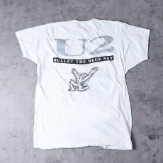画像2: 80's U2 USA製 "BULLET THE BLUE SKY" ロックバンドプリントTシャツ XL (2)
