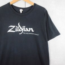 画像1: Zildjian "The only serious choice" 楽器メーカー ロゴプリントTシャツ L (1)
