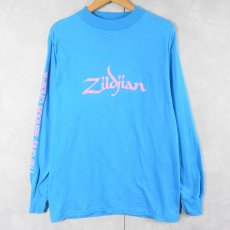 画像1: 80's Zildjian USA製 "The only serious choice" 楽器メーカー ロゴプリントロンT L (1)