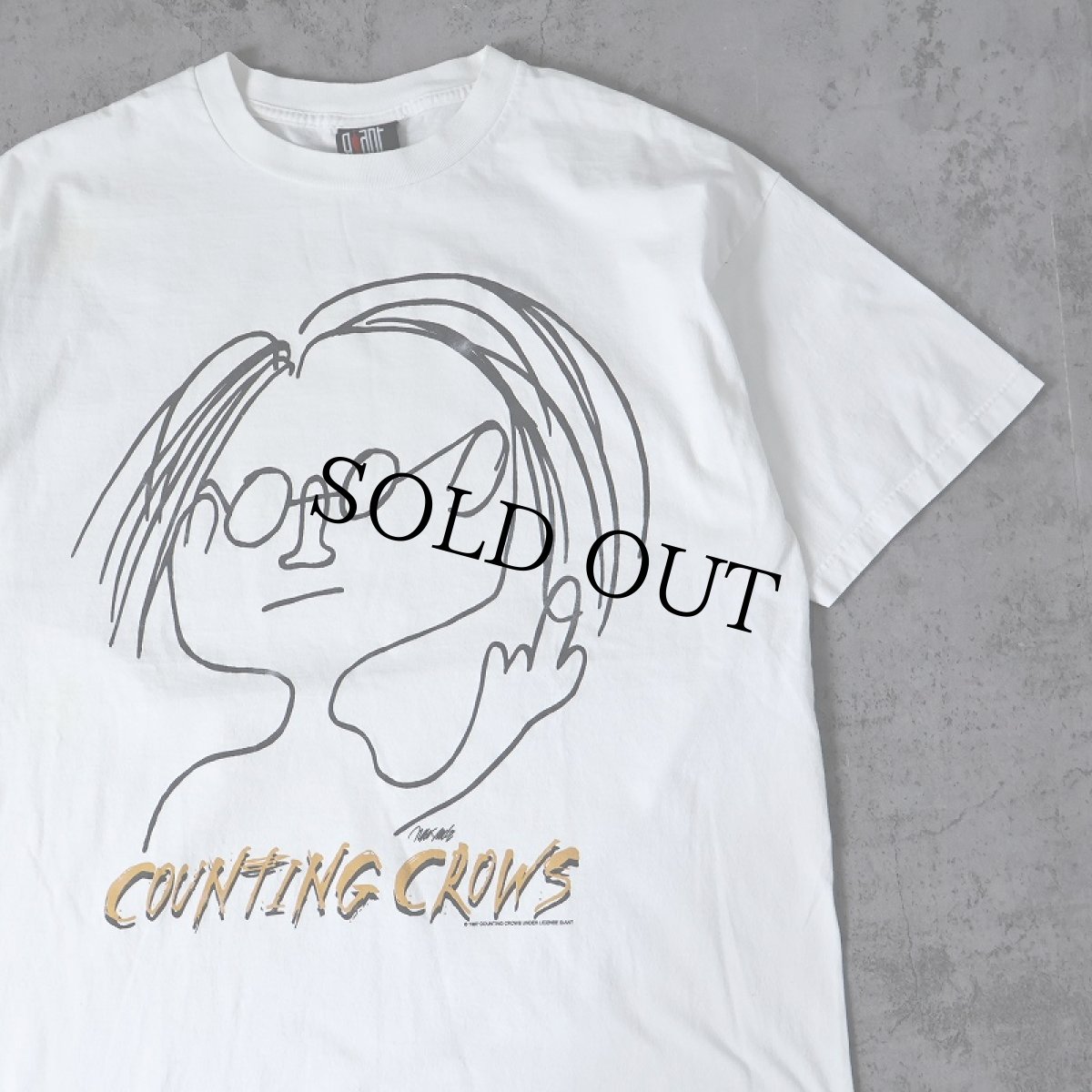 画像2: Counting Crows ロックバンドプリントTシャツ (2)