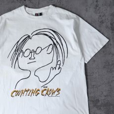 画像1: Counting Crows ロックバンドプリントTシャツ (1)