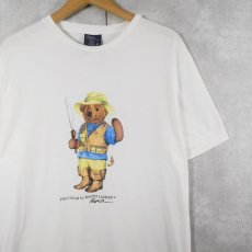 画像1: POLO Ralph Lauren ポロベアプリントTシャツ S (1)