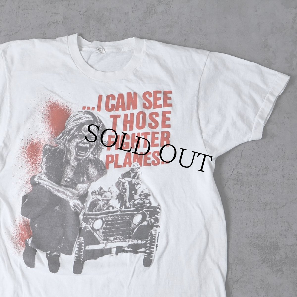 画像1: 80's U2 USA製 "BULLET THE BLUE SKY" ロックバンドプリントTシャツ XL (1)