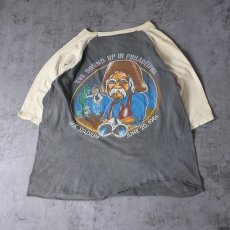 画像2: 80's "THE ROUND UP" パキ綿 ミュージックフェスティバル ラグランTシャツ (2)