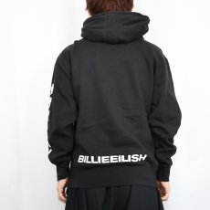 画像3: Billie Eilish ミュージシャンスウェットフーディー BLACK M (3)