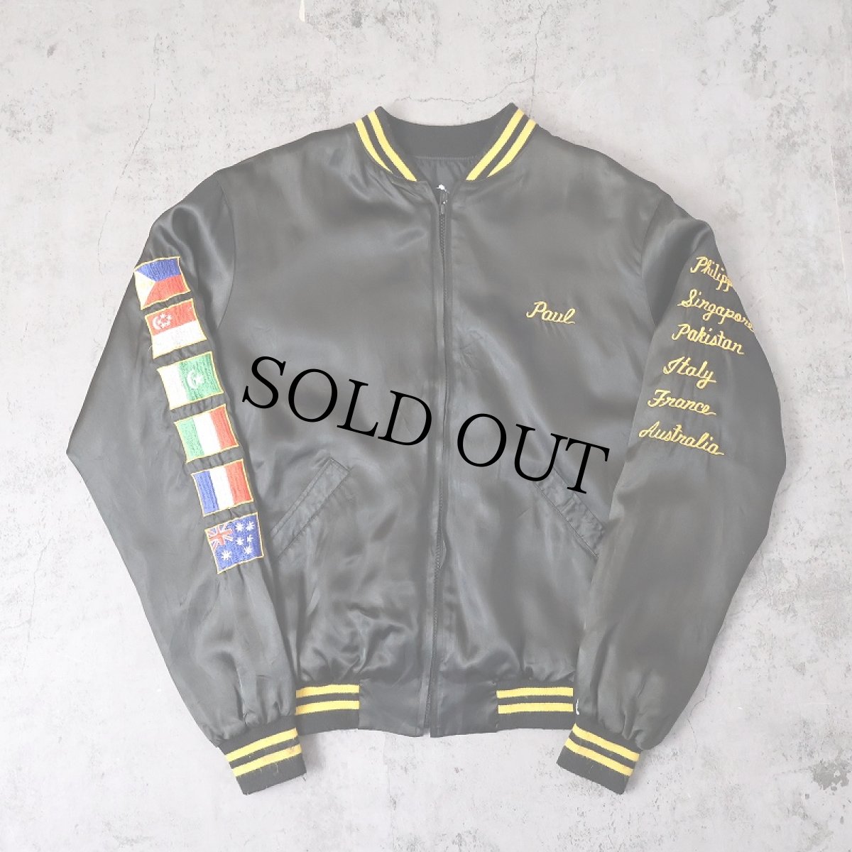 画像2: 80's U.S.NAVY "USS ENTERPRISE WESC PAC 86" 刺繍 スーベニアジャケット (2)