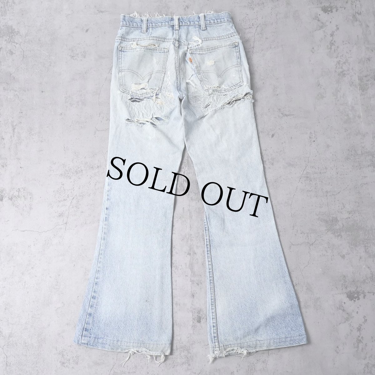 画像2: 【SALE】 80's Levi's 646 ベルボトムデニムパンツ W29 (2)