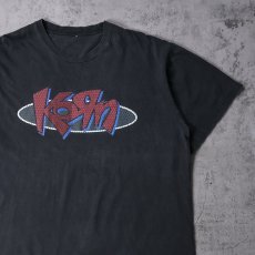 画像1: 90〜2000's Korn ロゴプリント メタルバンドTシャツ  (1)