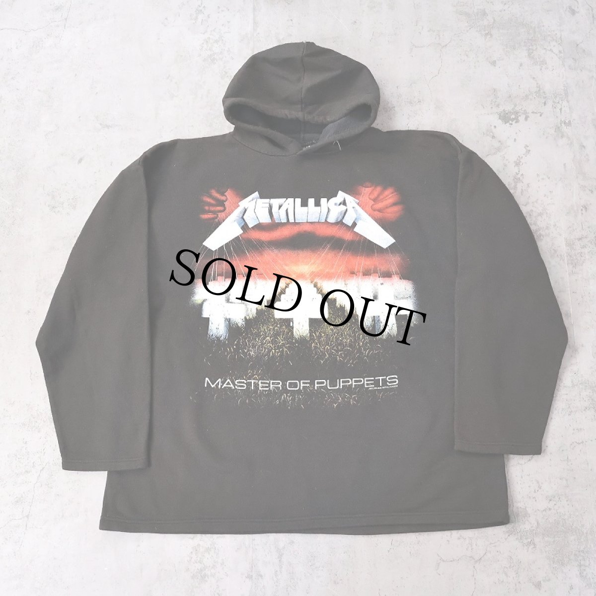 画像2: METALLICA "MASTER OF PUPPETS" ロックバンドスウェットフーディー XL (2)