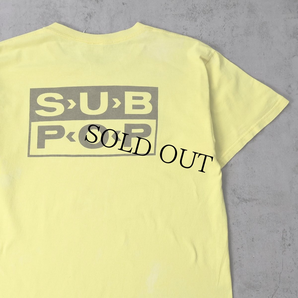 画像2: SUB POP "LOSER" レコードレーベルプリントTシャツ M (2)
