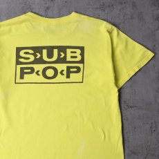画像2: SUB POP "LOSER" レコードレーベルプリントTシャツ M (2)