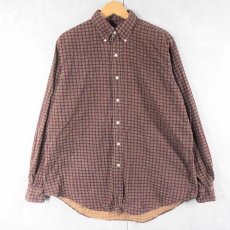 画像1: Ralph Lauren "CLASSIC FIT" 総柄 コーデュロイボタンダウンシャツ M (1)