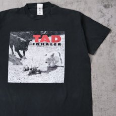画像1: 90's TAD "INHALER" グランジバンドプリントTシャツ BLACK XXL  (1)
