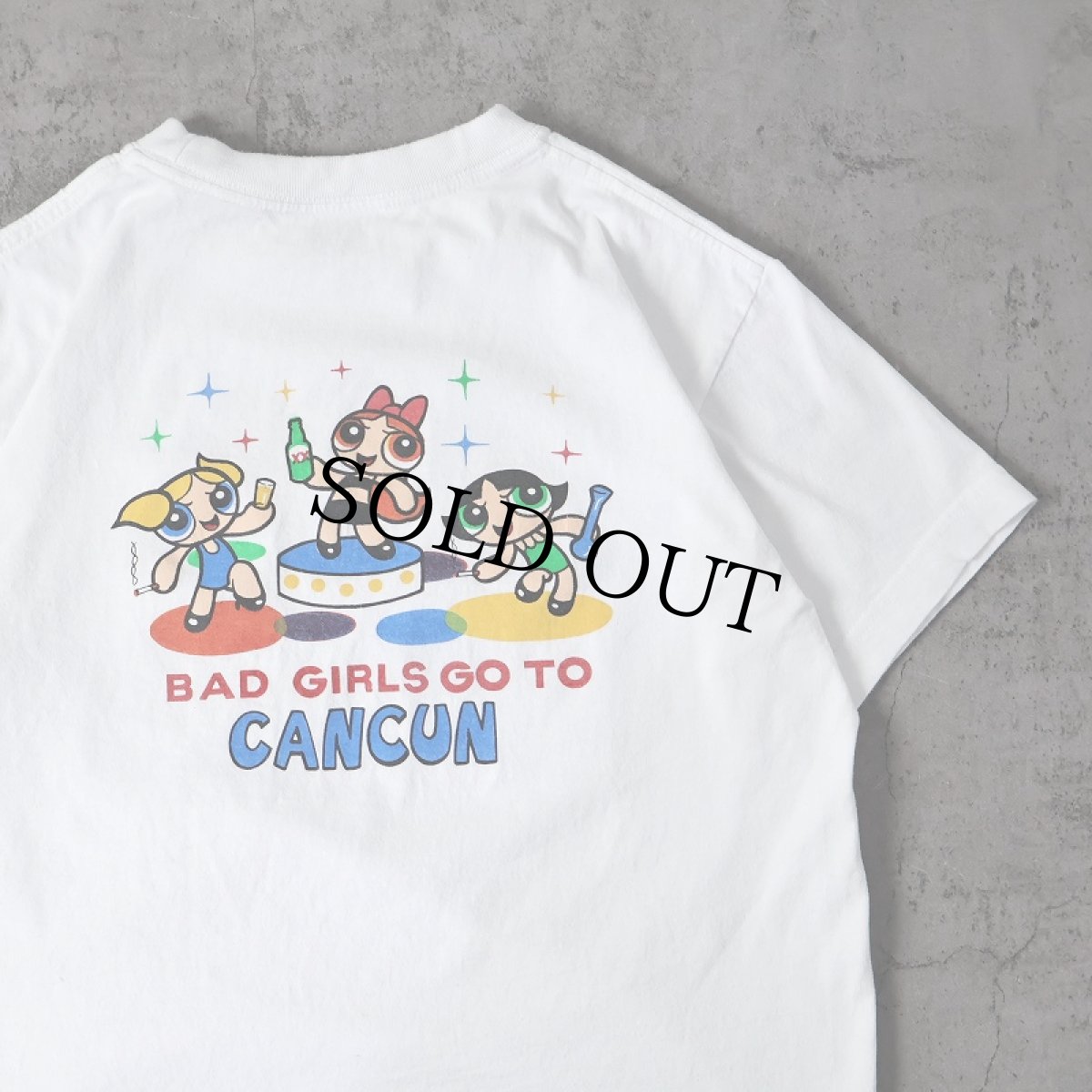 画像2: The Powerpuff Girls キャラクタープリントTシャツ M (2)