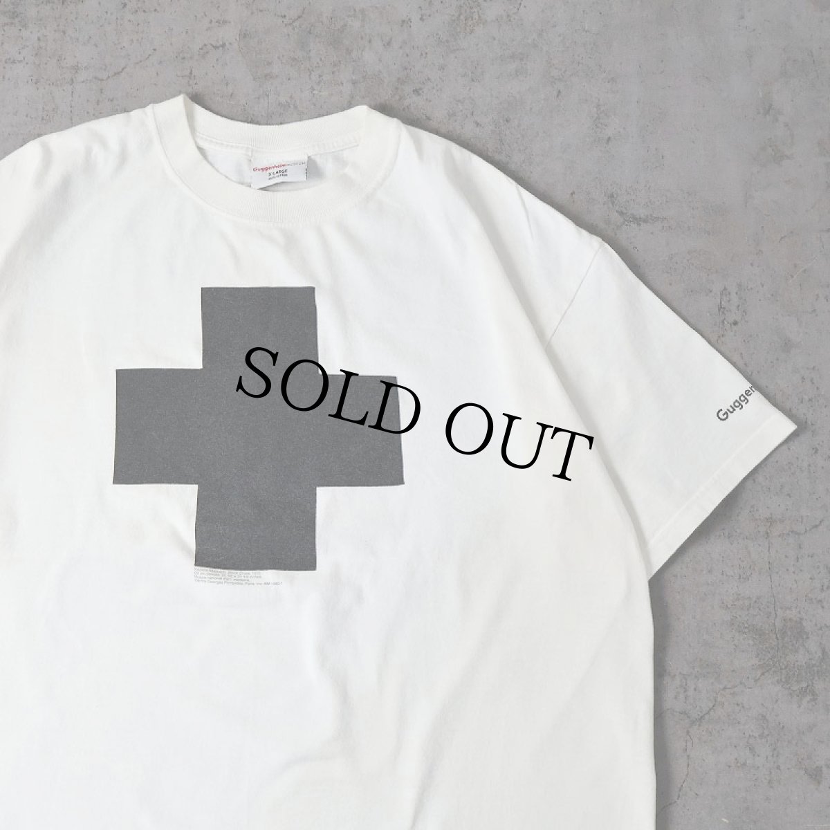 画像1: kazimir malevich "suprematism" Guggenheim Museum アートプリントTシャツ XL (1)
