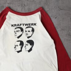 画像1: 80's KRAFTWERK USA製 エレクトロミュージックグループ ラグランロンT XL (1)