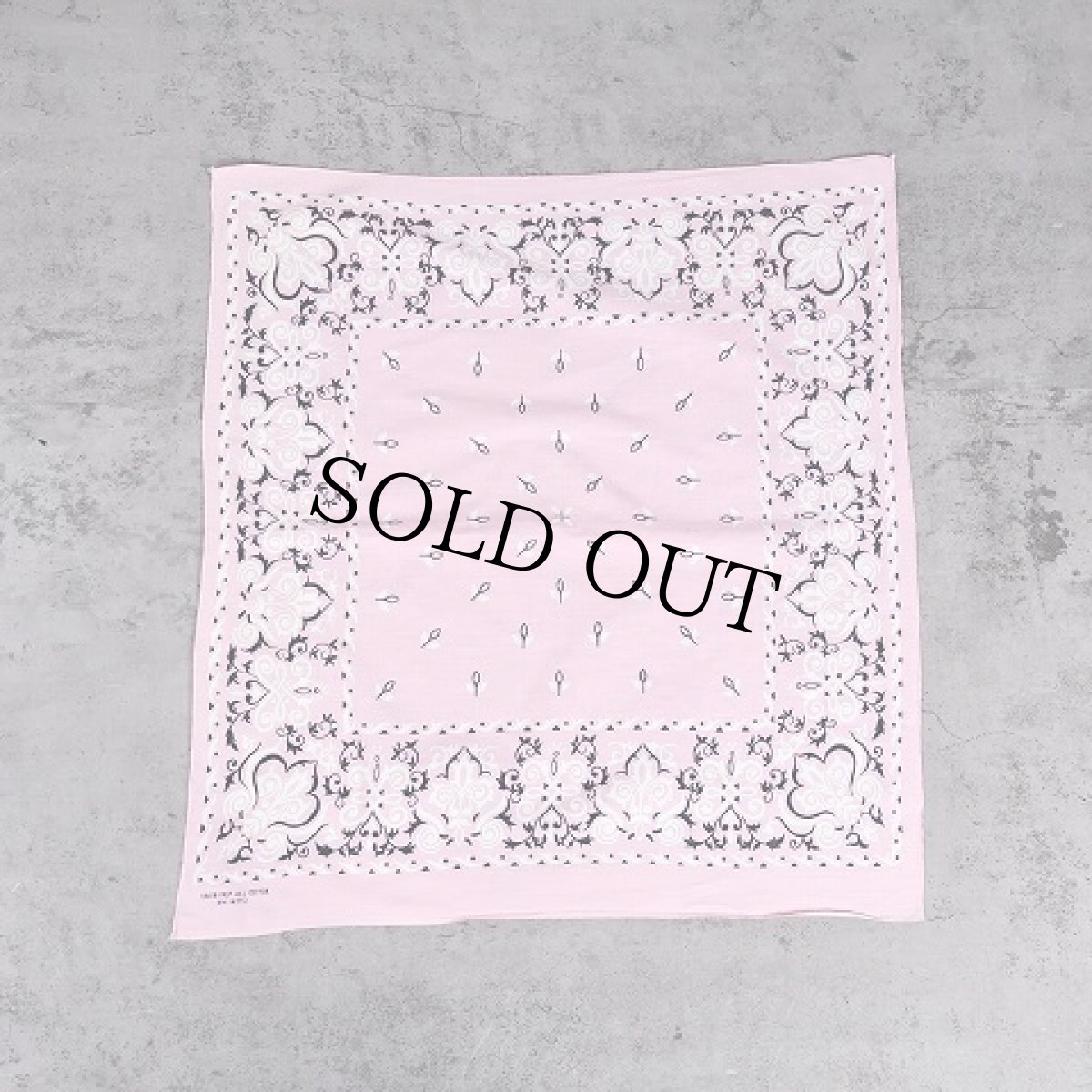 画像2: 60's COLOR FAST 総柄 バンダナ (2)