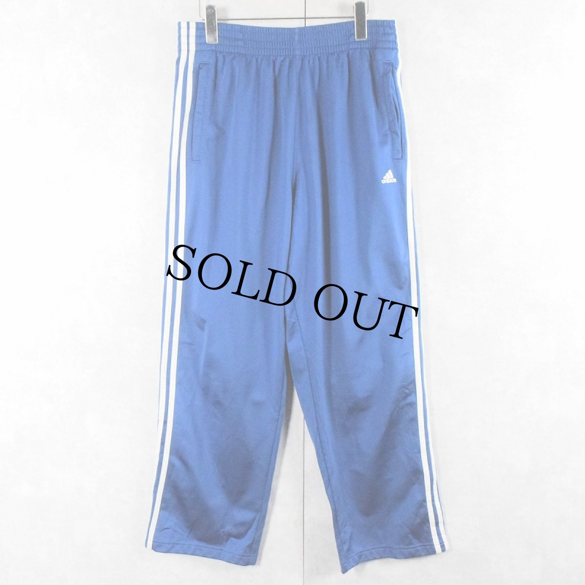 画像1: adidas サイドスナップ トラックパンツ M (1)