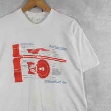 画像1: 90's STAR TREK The Next Generation テレビドラマプリントTシャツ XL (1)