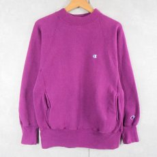 画像1: 90's Champion REVERSE WEAVE USA製 ポケット付き 目付きラグランスウェット M (1)
