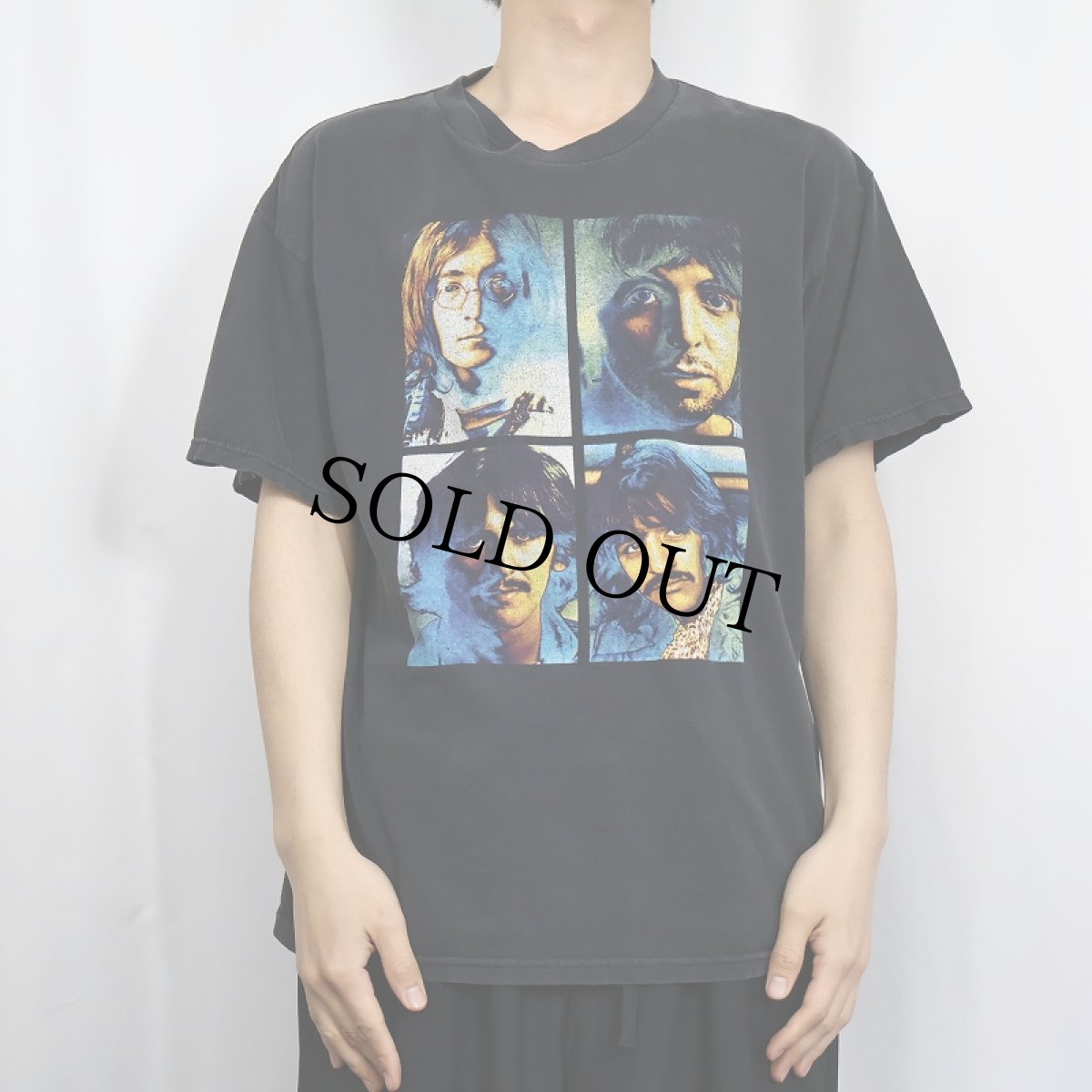画像3: 2000's THE BEATLES ロックバンドTシャツ BLACK L (3)