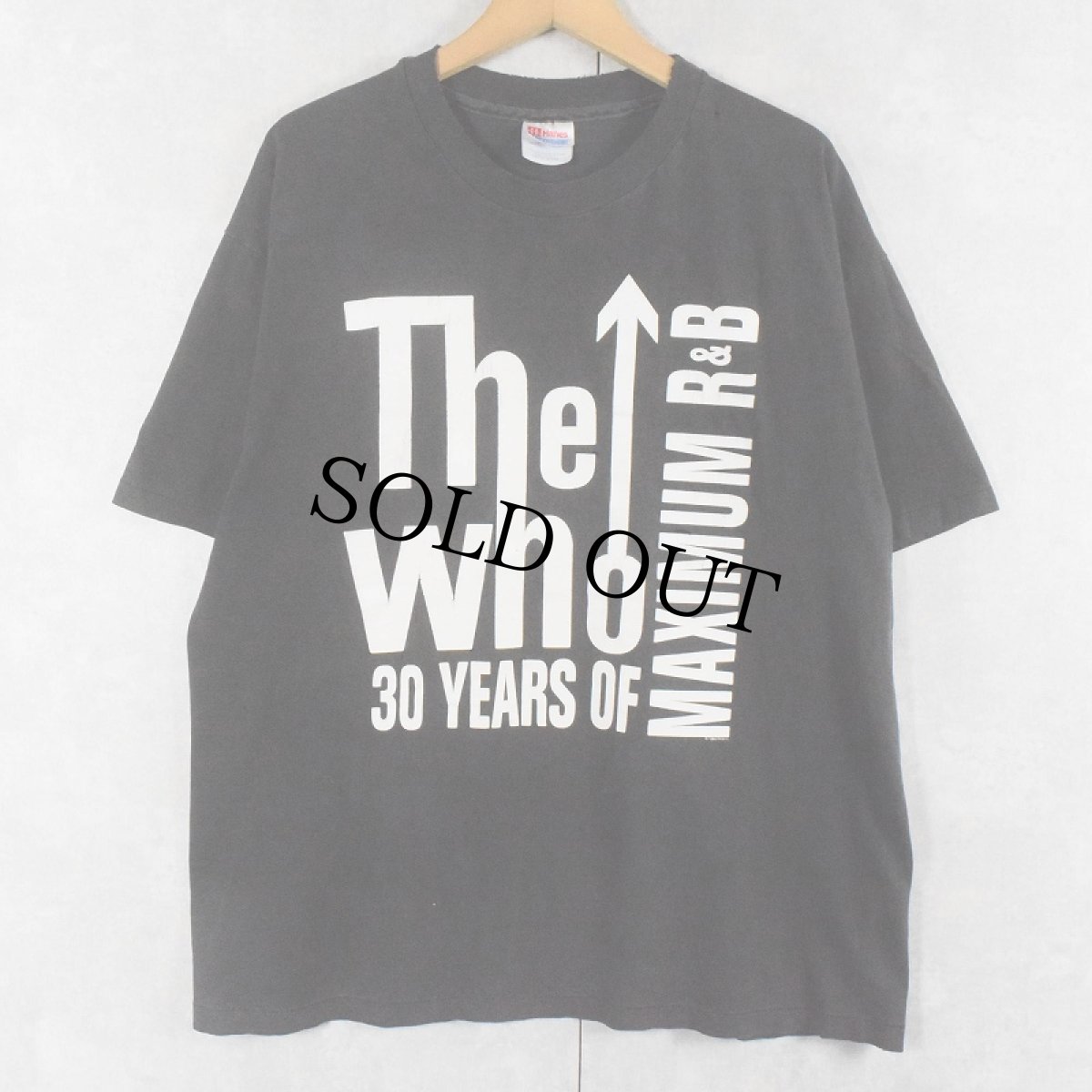 画像1: 1994 THE WHO USA製 "30 YEARS OF MAXIMUM R&B" ロックバンドアルバムTシャツ BLACK XL (1)