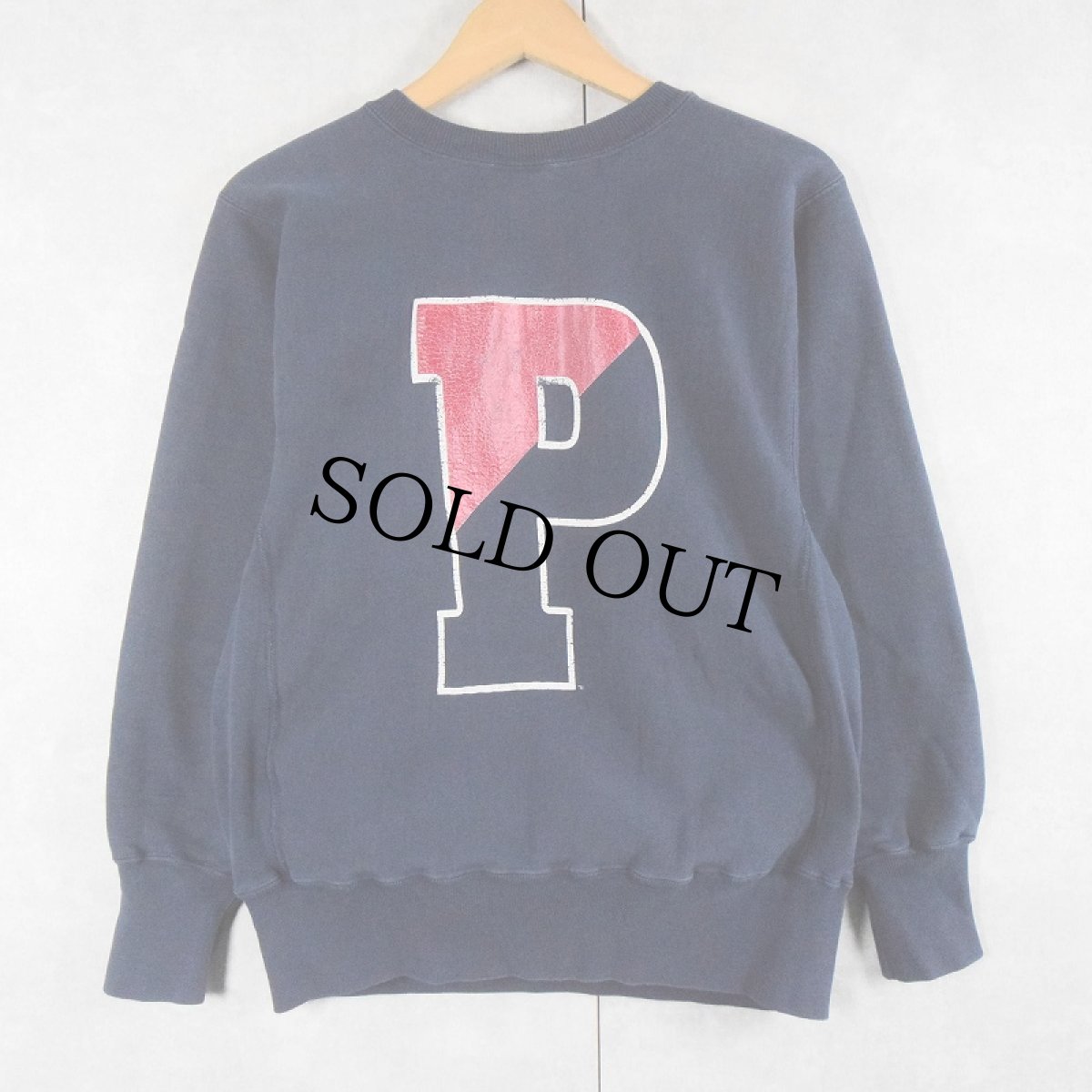 画像1: 90's Champion REVERSE WEAVE "PENNSYLVANIA" バックプリントスウェット NAVY M (1)