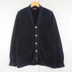 画像1: 50's B&J ATHLETIC CO. ウールニットカーディガン (1)