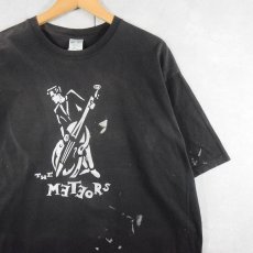 画像1: 2000's THE METEORS サイコビリーバンドTシャツ BLACK XL (1)