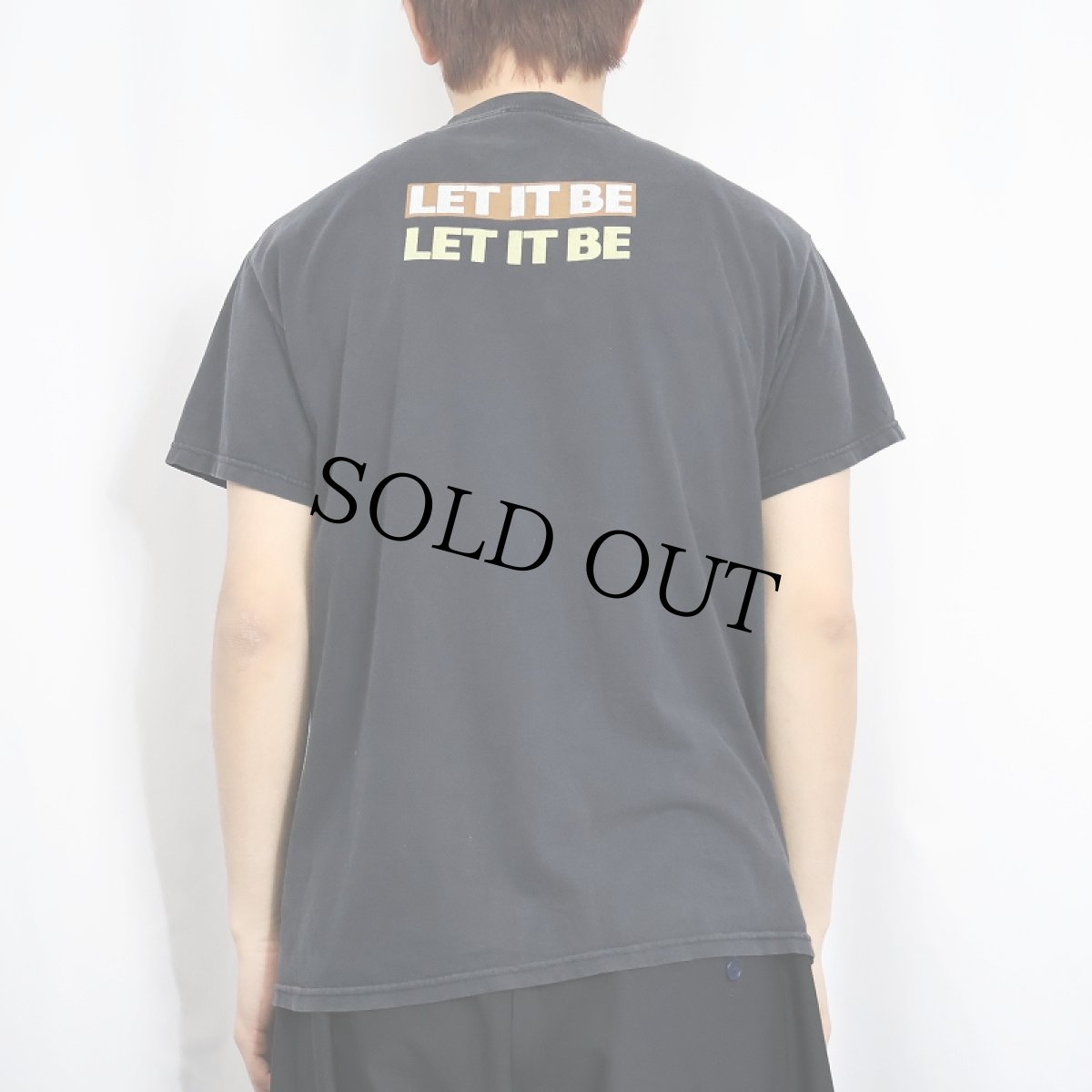 画像4: 2005 THE BEATLES "LET IT BE" ロックバンドTシャツ BLACK M (4)