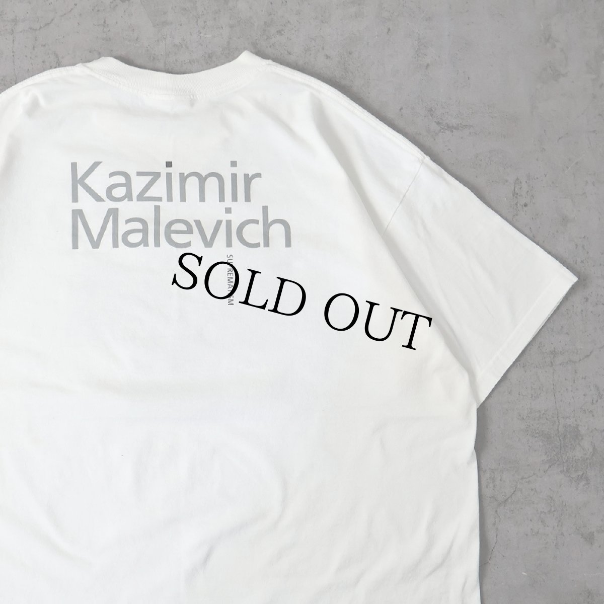画像2: kazimir malevich "suprematism" Guggenheim Museum アートプリントTシャツ XL (2)
