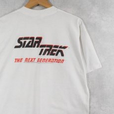 画像2: 90's STAR TREK The Next Generation テレビドラマプリントTシャツ XL (2)