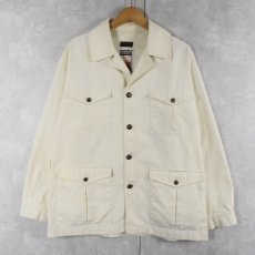 画像1: 60〜70's MIGHTY-MAC × Abercrombie & Fitch コットンサファリジャケット (1)