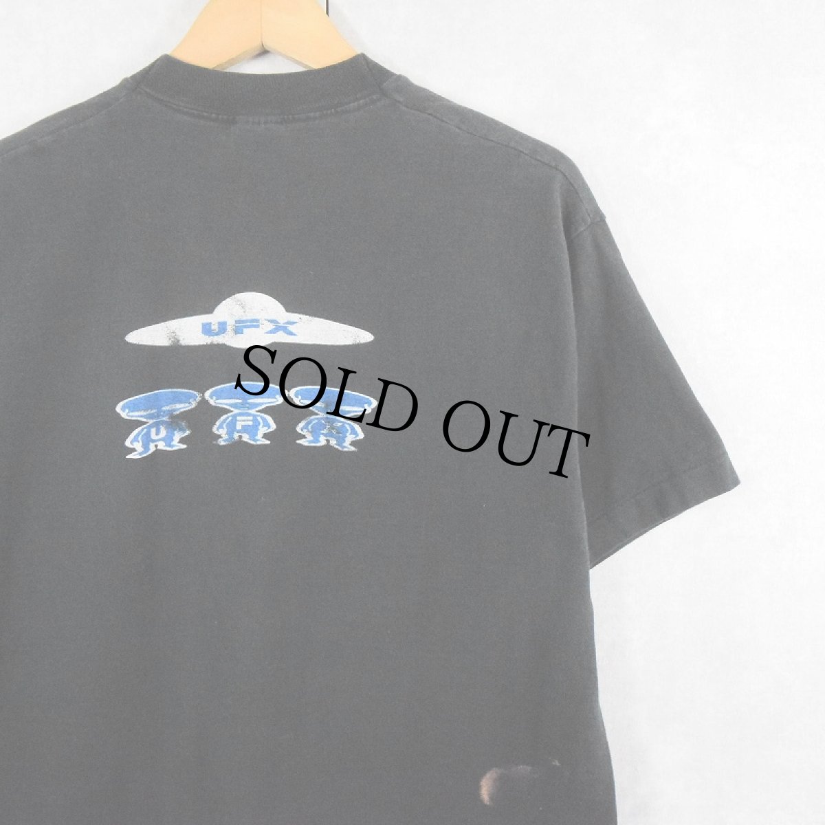 画像2: 90's UFX オルタナティブロックバンドTシャツ BLACK L (2)
