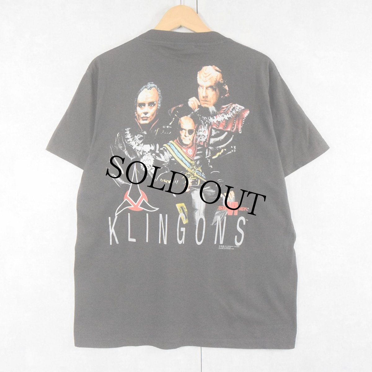 画像2: 90's STAR TREK USA製 "STARFLEET" SFテレビドラマプリントTシャツ L (2)