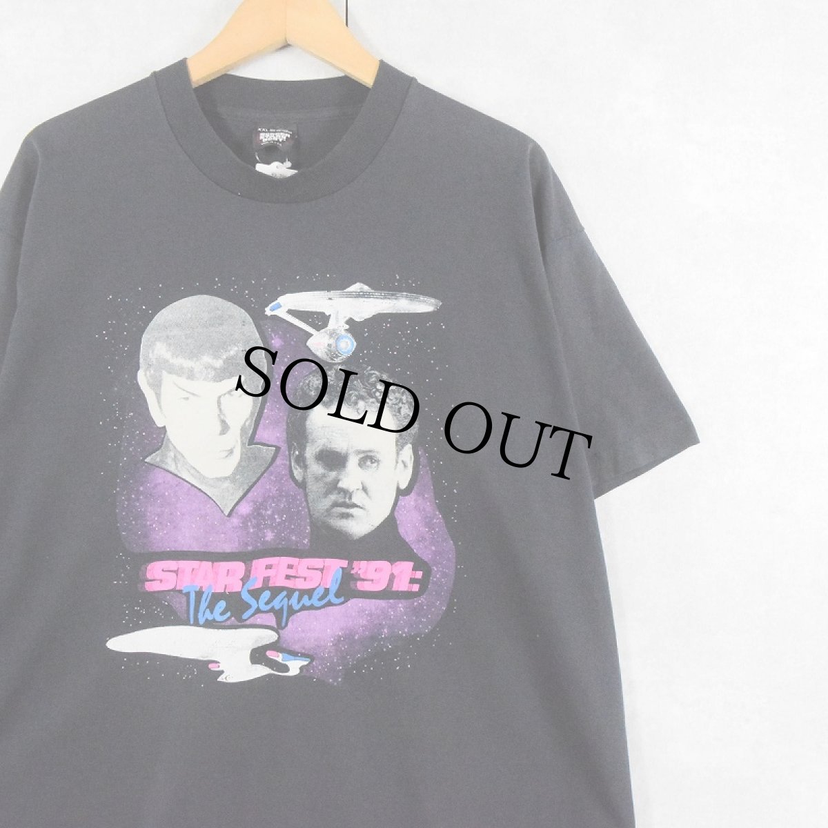 画像1: 90's STAR TREK USA製 "STAR FEST" SFテレビドラマプリントTシャツ XXL (1)