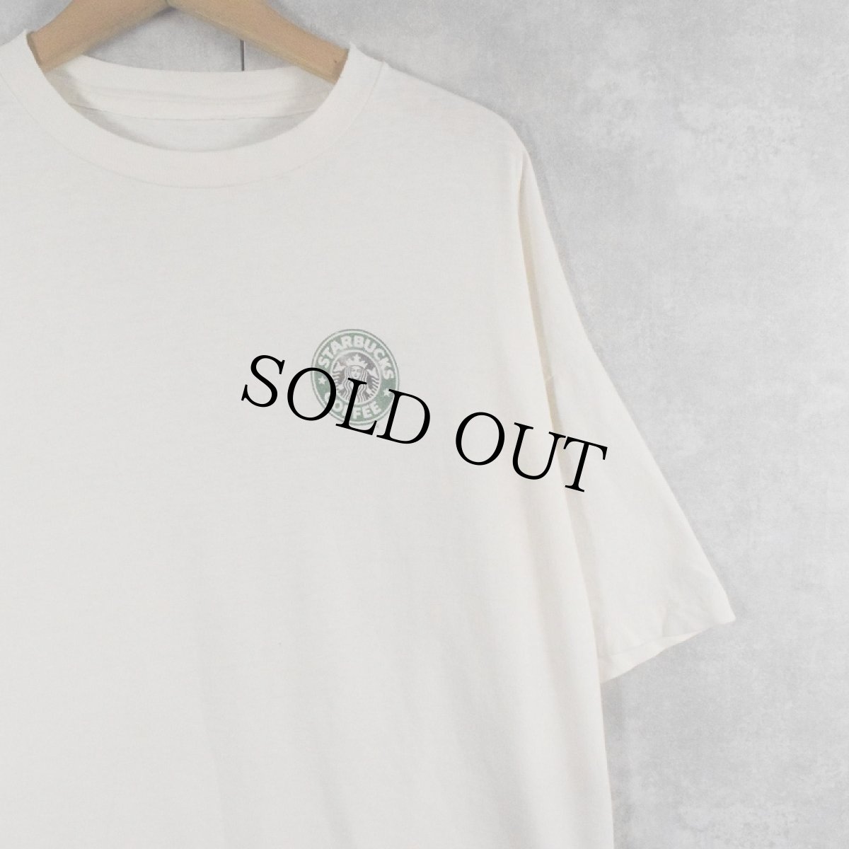 画像2: 90's STARBUCKS COFFEE "WAKING UP HOUSTON" プリントTシャツ (2)