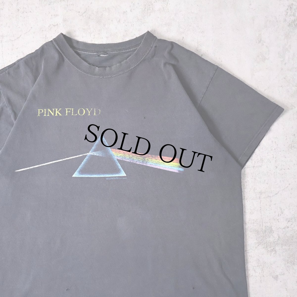 画像1: 90's PINK FLOYD "THE DARK SIDE OF THE MOON" ロックバンド アルバムプリントTシャツ (1)