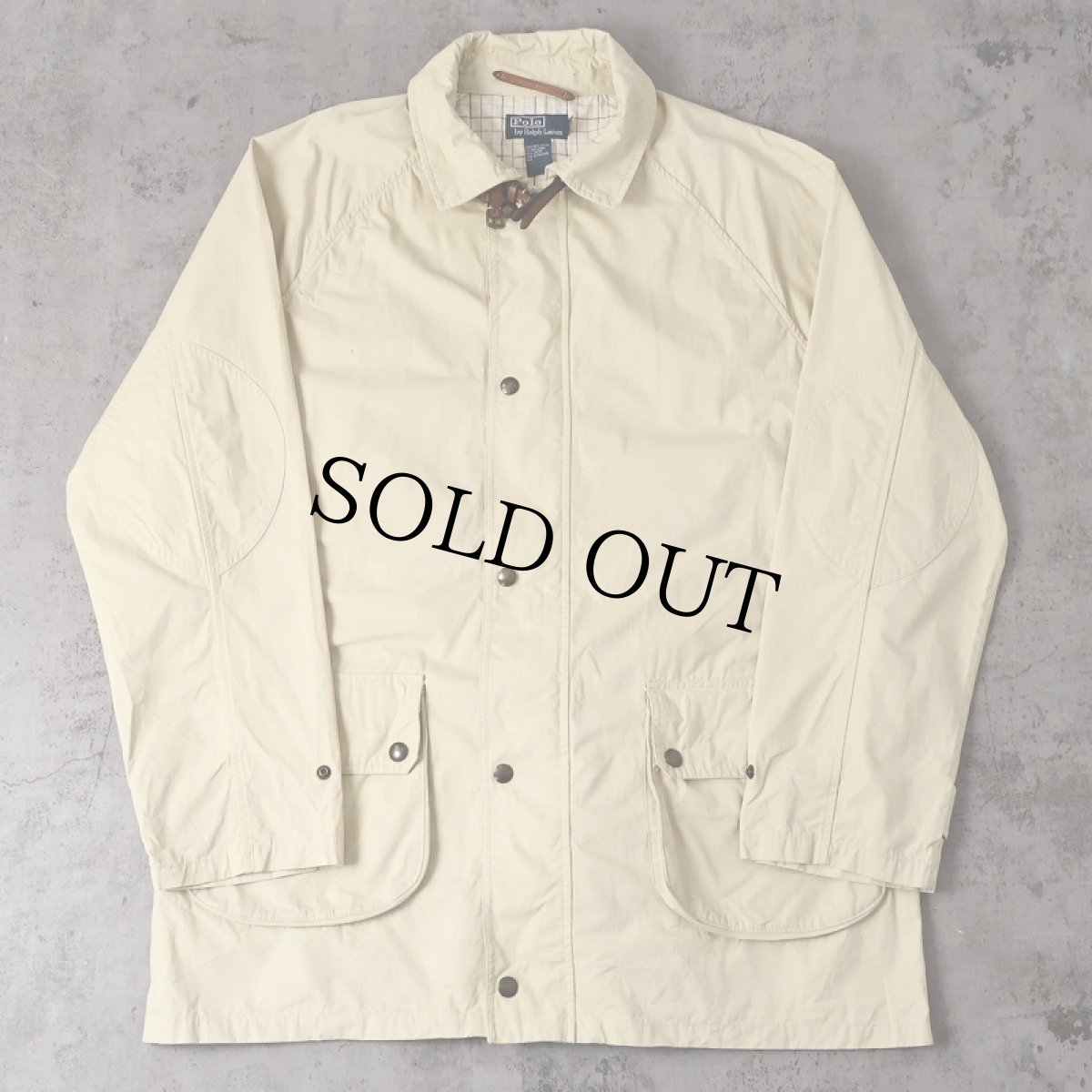画像1: POLO Ralph Lauren チンスト付き コットンハンティングジャケット XL (1)