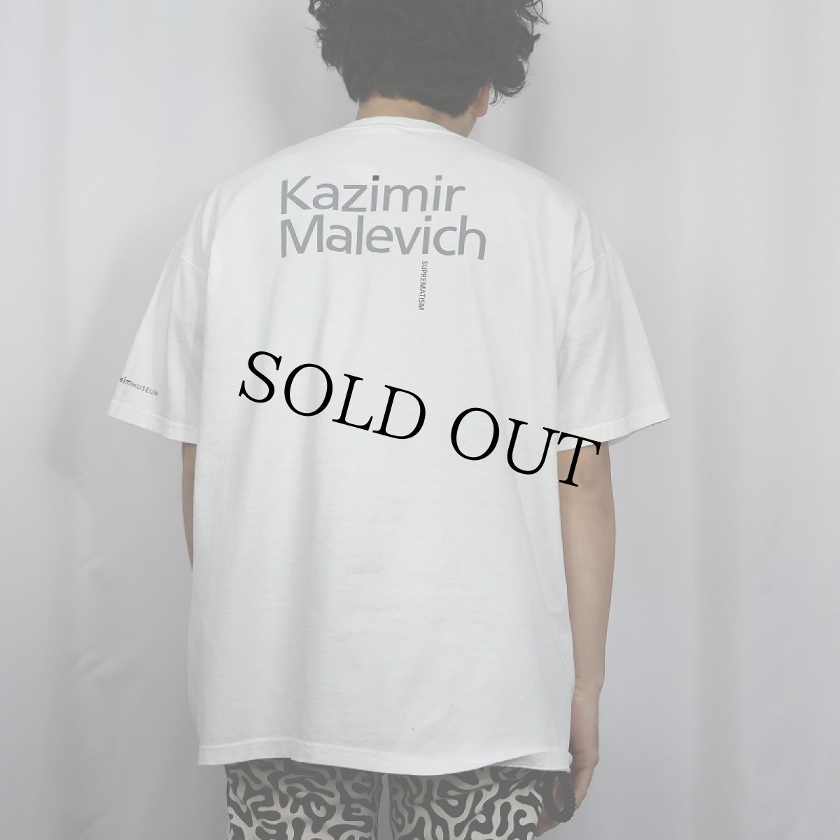 画像4: kazimir malevich "suprematism" Guggenheim Museum アートプリントTシャツ XL (4)