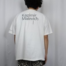画像4: kazimir malevich "suprematism" Guggenheim Museum アートプリントTシャツ XL (4)