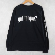 画像1: 2000's "got torque?" パロディプリントロンT BLACK L (1)