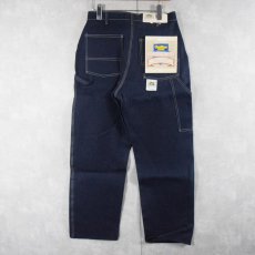 画像1: 90's OSHKOSH USA製 デニムペインターパンツ フラッシャー付き DEADSTOCK W31 (1)