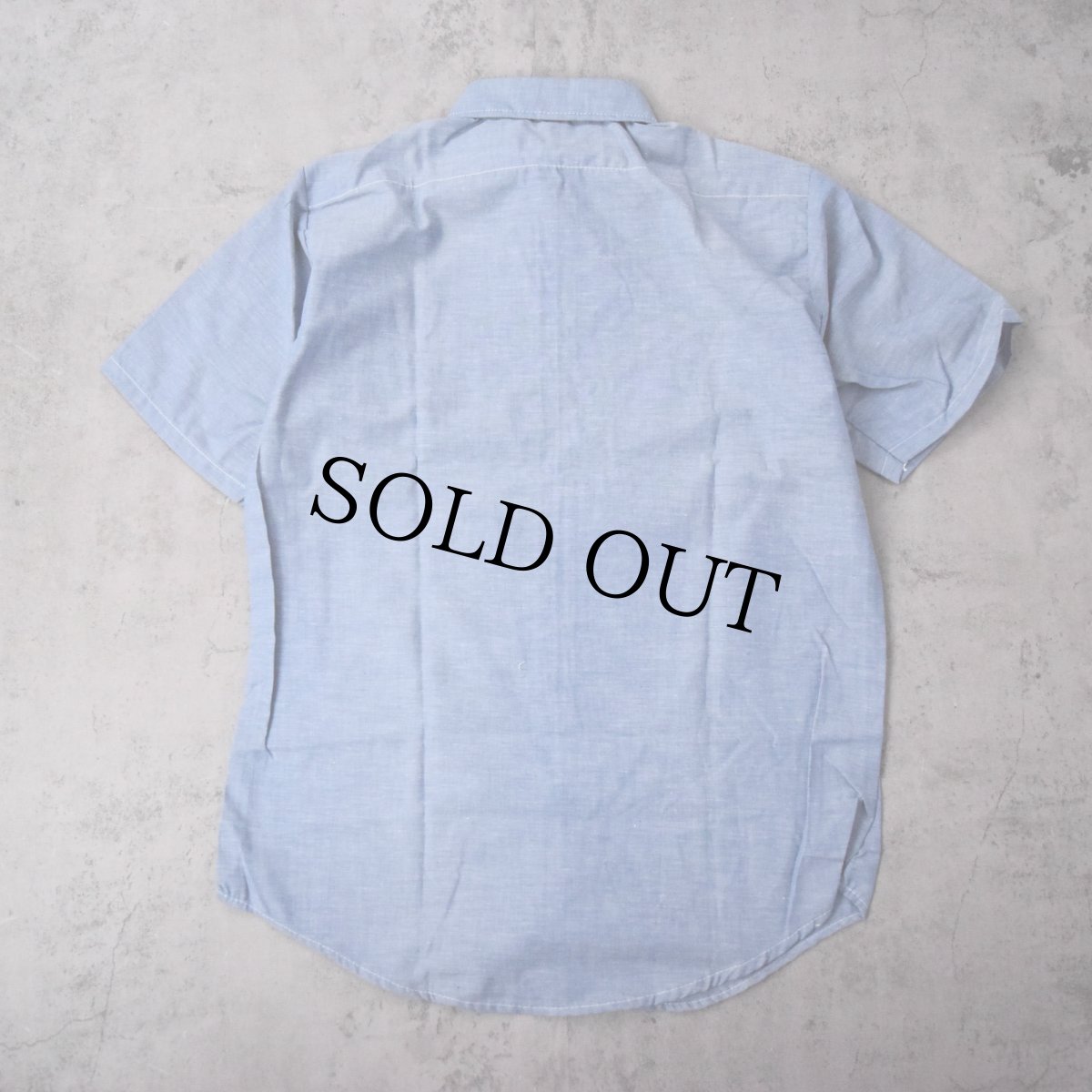 画像3: 70〜80's FIVE BROTHER USA製 シャンブレーワークシャツ フラッシャー付き DEADSTOCK M (3)