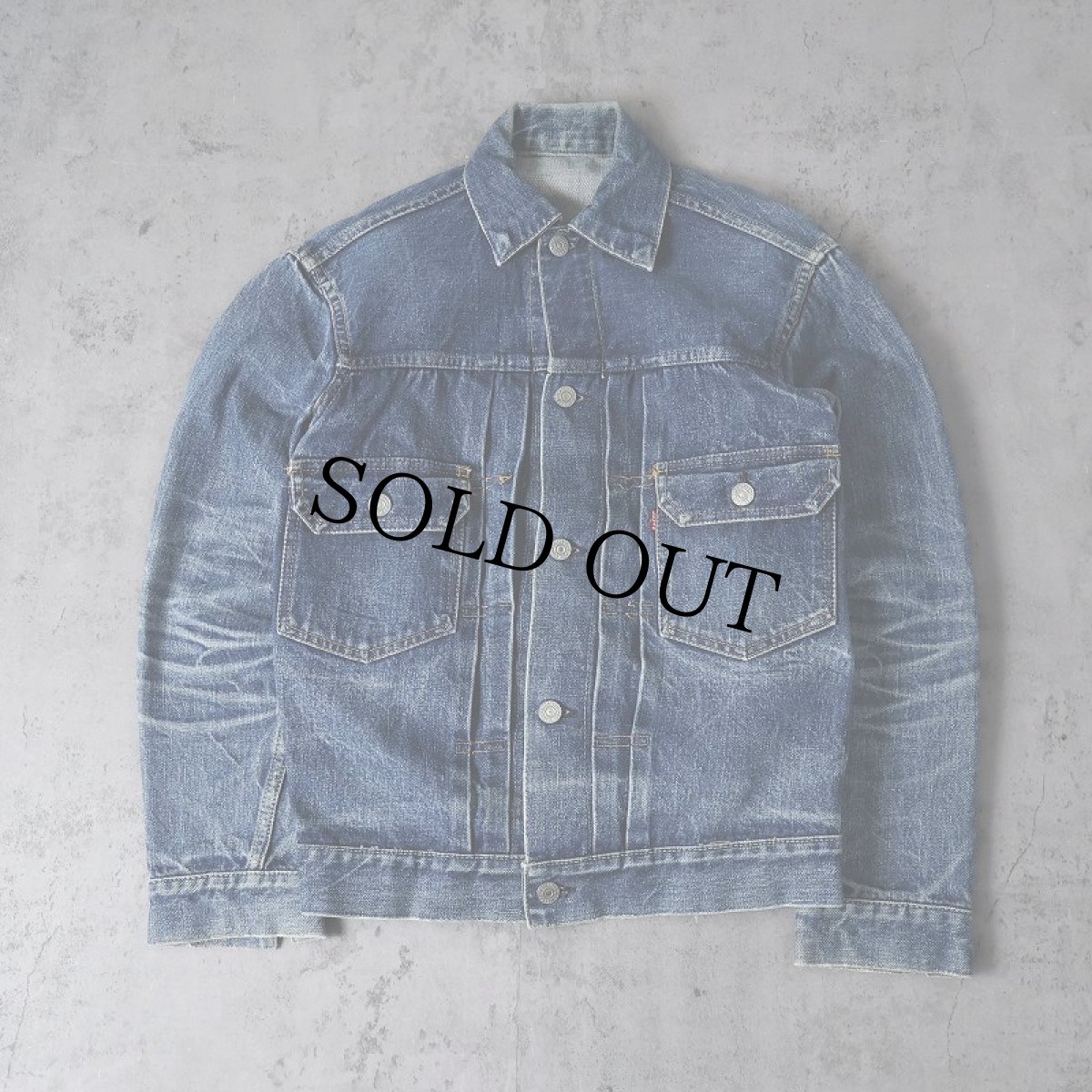 画像1: 50〜60's LEVI'S 507XX "紙パッチ" Denim Jacket 2nd model (1)