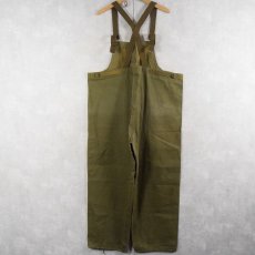 画像2: 40〜50's U.S.NAVY N-2 レインデッキパンツ MEDIUM (2)