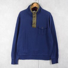 画像1: POLO Ralph Lauren ハイネックスウェット NAVY L (1)