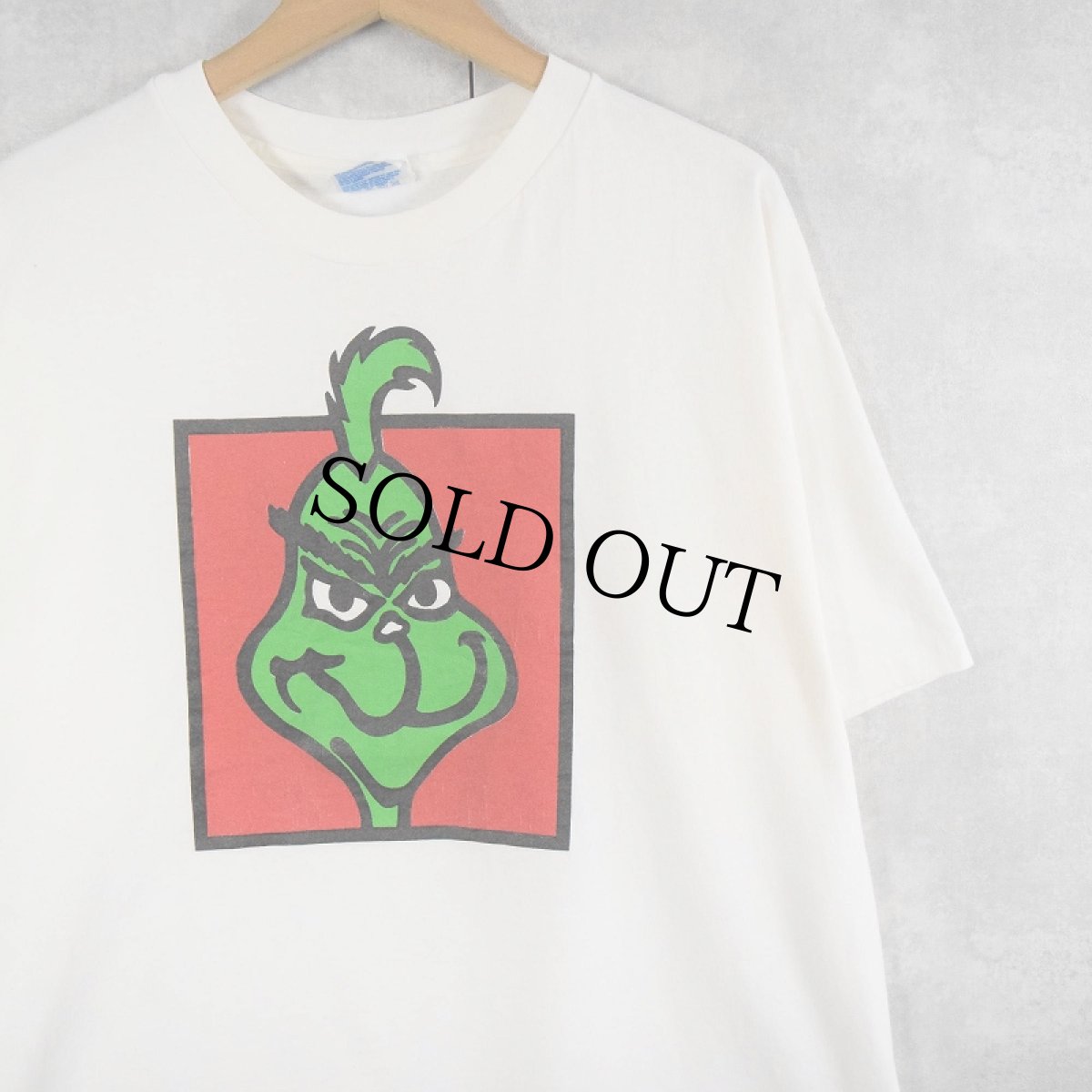 画像1: 90's Dr.Seuss "The GRINCH" キャラクタープリントTシャツ XL (1)